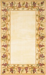 KAS Emerald  9058 Ivory Grapes Border